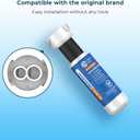 Crystala Filters Water Filter Compatible with XWFE (Built-in CHIP), Replacement for GE XWFE, XWF Refrigerator Water Filter Pack of 3