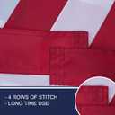Bradford Betsy Ross Flag 3x5 ft Outdoor Embroidered 13 Star American Flags Heavy Duty, Double Sided Colonial Flag 13 Stars for 250th Anniversary 4th of July Memorial Day Use Long Lasting