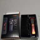 Hair Clippers for Men Professional Clippers for Men Cordless&Corded Barber Clippers for Hair Cutting & Grooming. Rechargeable Hair Trimmer Kit for Household (Red)