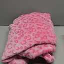 Warm Blanket Pink Soft Fleece Leopard Print Blanket Fuzzy Hot Pink Cheetah Print Throw Blankets for Bed Couch Sofa, Cozy Gifts for Women Mom Birthday Mothers Day 50x60 Inches