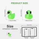 100 Pcs Mini Resin Alien Duck Figurines, Luminous, 0.7087 inches