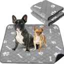 PatiencET Washable Pee Pads for Dogs, 36'' x 41" Reusable Puppy Pads with Super Absorbent, 2 Pack Large Potty Buddy with Waterproof Bottom for Pet Training, Housebreaking and Incontinence