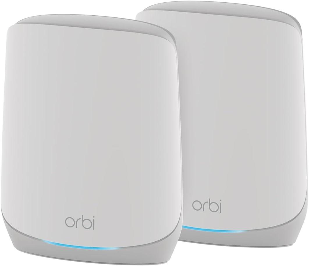 NETGEAR Orbi Whole Home Tri-Band WiFi 6 Mesh Network System (RBK752P)  Router with 1 Satellite Extender, Security Features, Coverage up to 5,000 sq. ft., 75 Devices, AX5200 802.11ax (Up to 5.2Gbps) NETGEAR Orbi Whole Home Tri-Band WiFi 6 Mesh Network System (RBK752P)  Router with 1 Satellite Extender, Security Features, Coverage up to 5,000 sq. ft., 75 Devices, AX5200 802.11ax (Up to 5.2Gbps)