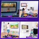 HDMI Musical Electronic Dance Mats with Camera,It Features 1030 Games、700 Songs、64G Memory Card and 81 MV,Double User Fitness Dance Pad Dancing Mat for Kids & Adults, Gift for Boys & Girls, 65.4"x 36.6"