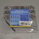 Craluuur 455PCS Punk Spikes and Studs Kit for Clothing, 12 Sizes Premium Metal Cone Spikes, Square Pyramid Studs & Round Dome Rivets for Leathercraft and Punk Style DIY Craft Decoration