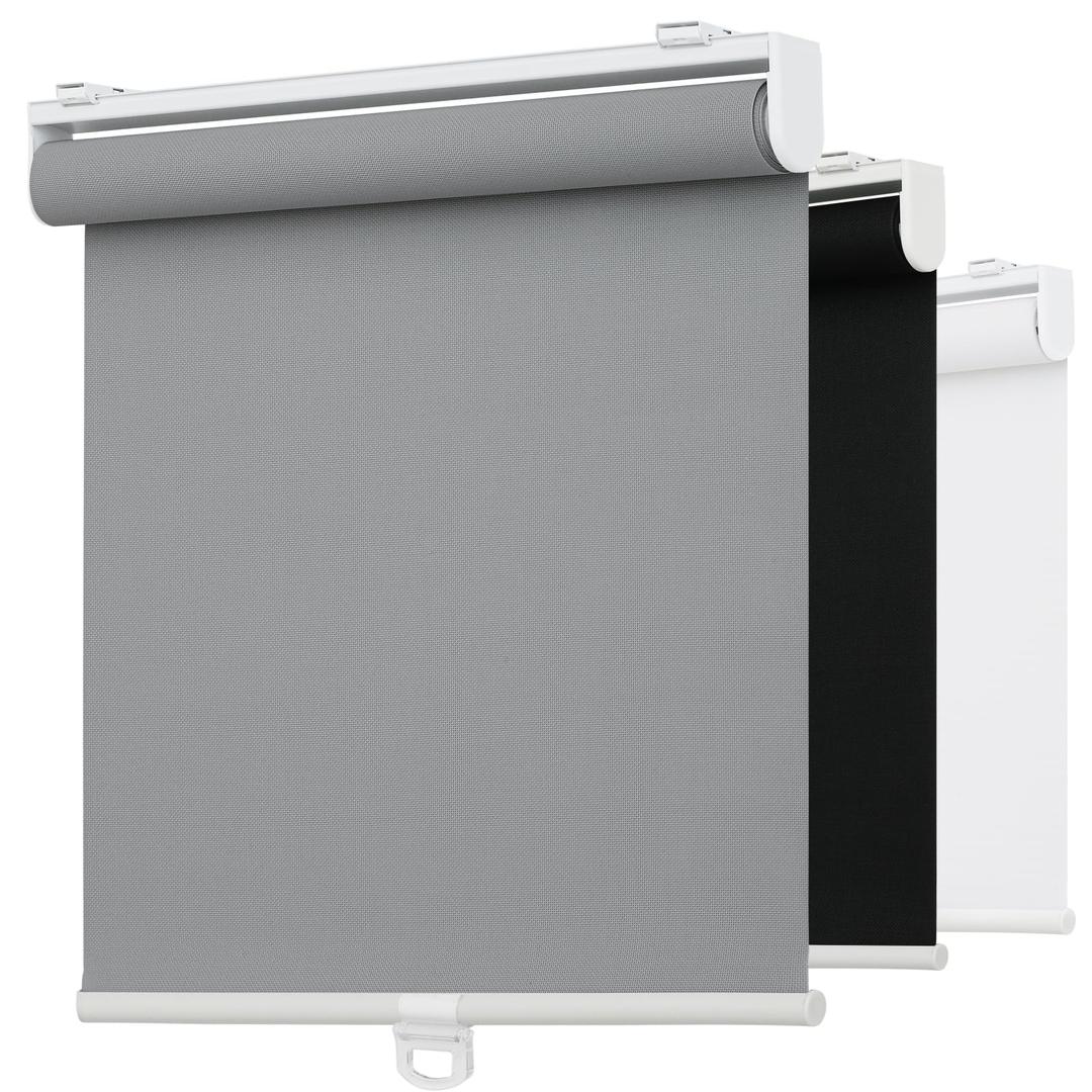 AYZOT Light Filtering Solar Shades for Indoor Windows, 30" W x 72" H, Grey