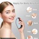 Crystal Cordless Flawless Hair Removal Epilator Portable Hair Eraser Lasting Smooth & Exfoliating Hair Remover/Trimmer for Women (Silver)