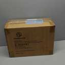 Famiware Milkyway Plates and Bowls Sets, 12 Pieces Dinnerware Sets, Reactive Glaze Dish Set, Stoneware Dishes Set for 4, Light Blue