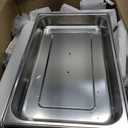 Chafing Dishes for Buffet 4 Pack, 11QT [Large Size and Sturdy] Stainless Steel Food Warmers for Parties Buffet [Silver Colors] Catering Supplies Buffet Display