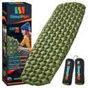 Sleepingo Large Sleeping Pad for Camping - Ultralight Sleeping Mat for Camping, Backpacking, Hiking - Lightweight, Inflatable & Compact Camping Air Mattress - Backpacking Sleeping Pad - Sleep Pad, 2pk