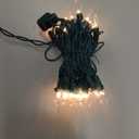 50-Count White Christmas Lights with Green Wire,Mini String Lights for Holiday Decorations, Christmas Tree Lights, Holiday Party, Wedding, Xmas, Home, Indoor & Outdoor Use (13ft Long)