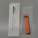 Magnetic Silicone Bands Compatible with Apple Watch 42mm(Series 11/10) 41mm 40mm 38mm, Soft Sport Wristband for Men Women Compatible with iWatch SE Series 11 10 9 8 7 6 5 4 3, Black-Orange