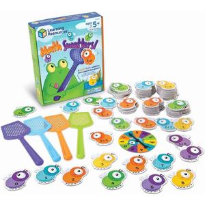 Learning Resources Mathswatters Addition & Subtraction Game - Math Games, Numbers Flash Cards, Classroom And Preschool Must Haves, Montessori, Fine Motor Skills Manipulatives, Kindergarten, Mittel