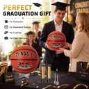 Hiboom 2026 Basketball Gift Set with Stand and Pump, Keepsake Basketball for Basketballs Lover, Coach Appreciation,Senior Night Gifts, Indoor Outdoor Training Game Ball Combo