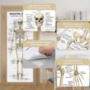 Life Size Skeleton Bones Named Poster 72 x 27 Inch Human Skeleton Poster for Classroom or Lab and Medical Office Shipped Crease-Free Posters Wall Decor for Students Teachers and Doctors, 72.1"L x 26.8"W