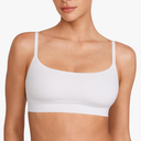INLYRIC Women's Cotton Bralette - Wireless Unlined Sleep Comfortable Seamless Cami Bra,Large