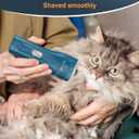 oneisall Pet Clipper for Cat Matted Hair, Pet Shaver for Cats Quiet Pet Clippers Waterproof Cordless Cat Clippers for Matted Long Hair with Storage Bag (Green)