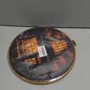 Sufamb Halloween Fall Ghost Round Wall Art Decor, Spooky Ghost Bookish Canvas Artwork Framed, Halloween Wall Hanging Prints Decorations for Bookshop Bookstore Reading Room Library Decor, 10x10 Inches