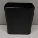 Cesun Small Bathroom Trash Can 2.1 Gallon Wastebasket, Modern Metal Garbage Can Office Waste Basket, Matte Black Stainless Steel Trash Bin for Bedroom, Home Office, Toilet, rv, Near Desk, Under Sink