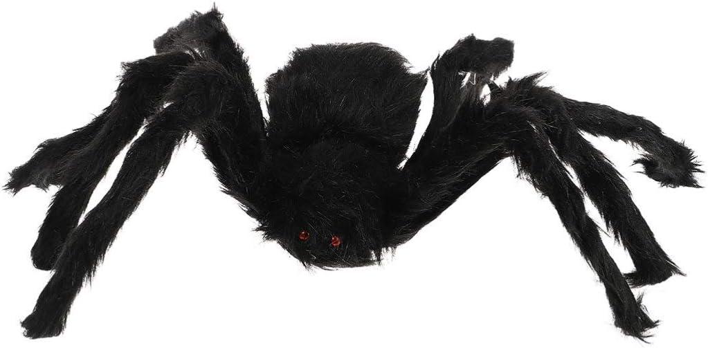 Halloween Pet Costume Spider Cosplay Apparel Dog Cat Spider Halloween Dog Costumes for Small Cat (Black)