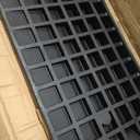 VEVOR 3" Rise Rubber Threshold Ramp for Doorway,Door Ramp with Non-Slip Textured Surface,33069lbs Load Capacity, Rubber Curb Ramp for Wheelchair and Scooter (Black)