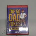 Premium Top 50 Dad Jokes Scratch Off Cards Funny Husband Papa Grandpa Gift Idea - Father's Daddy Birthday Gift - Old and New Dad Gifts