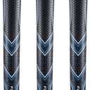 3 Pack Oversized Golf Grips with 5 Grip Tapes Non-Slip PU Surface Golf Club Grip Replacement Kit, High Traction Rubber Grip for Driver Irons Hybrids Wedges