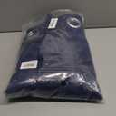 Hiasan Blackout Curtains for Bedroom, 52 x 54 Inches Long - Thermal Insulated & Energy Saving Window Curtains for Living Room, 2 Drape Panels Sewn with Tiebacks, Navy