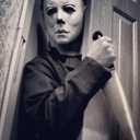 Michael Myers Mask, Halloween Movie Horror Killer Latex Mask, Michael Myers Costume Props for Cosplay (White)