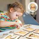 2 x Wooden Puzzles for Toddler 6 Pack Puzzles Toys for Toddlers 3 4 5 6 Years Old Boys Girls Birthday Christmas Party Favors Gifts Best Gifts for Toddlers