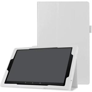 for Amazon New Kindle Fire HD10 5th 7th 9th Generation (2015 2017 2019 Release) Smart Cover, Ultra Slim Folio Stand Auto Sleep/Wake Up Leather Case for New Fire HD 10 2015 10.1 inch (Li-White)