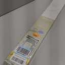 Cordless Room Darkening Mini Blind - 35 Inch Width, 64 Inch Length, 1" Slat Size - Pearl White - Cordless GII Deluxe Sundown Horizontal Windows Blinds for Interior by Achim Home Decor