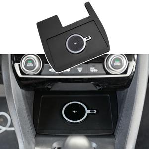 Xipoo Wireless Charger Pad Compatible with 2016-2021 Honda Civic Magnetic Car Wireless Charger Fast Charging Tray Replacement for 2016-2021 Honda Civic Accessories