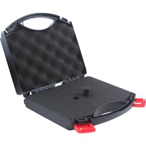 Small Hard Carrying Case with Pluck Foam Interior for Pistol, GoPro, Camera, and More - Outer Size 9 x 7.7 x 2.2 Inches, Black