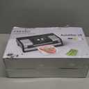 Fully Automatic Vacuum Sealer, 95 Kpa Powerful Food Vacuum Sealer Machine, Auto Dry-Wet Detection | Bag Cutter | 2 Rolls Bags | Effortless Operation, Silver - Black