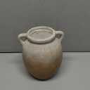 Ceramic Flower Vase 7.6 inch Farmhouse Rustic Vase Decorative Pottery Terracotta Vases for Home Decor Table Mantle Fireplace Living Room Bathroom Wedding Centerpiece (Aged Terra)