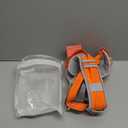 ADVENTUREMORE Dog Harness for Large Dogs No Pull, Sport Dog Halter Harness Reflective Breathable Dog Vest Escape Proof Dog Harness with Easy Control Front Clip Handle for Training Walking XL Orange