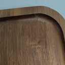 Serving Tray, Rectangular Solid Wood Flat Bottom Plate, Fruit Plate, Saucer, Tea Tray, Dessert Plate-Small