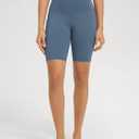 ODODOS 2-Pack High Waist Workout Shorts with Pockets for Women 6"/8" Inseam Tummy Control Gym Athletic Biker Shorts (XS)