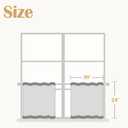 jinchan Striped Linen Kitchen Curtains 24 Inches Tier Curtains Farmhouse Modern Cafe Style Small Window Treatments Airy Light Filtering Rod Pocket for Living Room Bathroom 2 Panels Taupe Grey