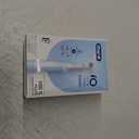 Oral-B iO Deep Clean Rechargeable Electric Powered Toothbrush, Icy Blue with iO Series 3 Limited, 2 Brush Heads and Travel Case - Pressure Sensor to Protect Gums - 3 Cleaning Settings - 2 Minute Timer (1 Count (Pack of 1))