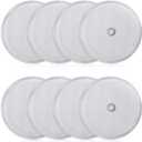 8 PCS French Press Replacement Filters Stainless Steel Reusable Mesh Filter for 34 Ounce, 1 Liter, 8 Cup French Press Coffee Makers and Tea Machines