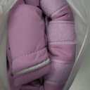 Mklhgty Extra Warm Dog Coat, Waterproof Dog Winter Jacket with Leash Portal, Fleece Reflective Pet Snow Vest for Dogs - Lilac - M