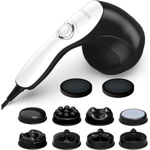 Cellulite Massager Handheld, Body Sculpting Machine, Massage Lymphatic Stomach Abdomen Arm Belly Fat with 8 Massage Heads;Suitable in Gym Office Home Travel, Ideal Gifts for Women Man