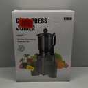 Juicer Machines with 5.8" Large Chute, 2-in-1 Cold Press Juicer for Whole Vegetables Fruits 400W, Masticating juicer Easy to Clean Juice Extractor Machine for Making Nut Mike, Juice, Premium Gray