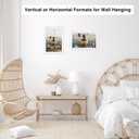 6x9 Picture Frame Set of 6 for Wall Hanging or Tabletop, Wood 6 x 9 Wall Gallery Poster Photo Frames Bulk for 6 by 9 Photo, 6 Pack, White