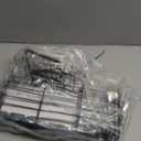 Shower Caddy Adhesive Shower Organizer 7-Pack, Rustproof Stainless Steel Bathroom Shelves, Large Capacity No-Drill Rack Storage Accessories with Soap Dish Toothbrush Holder &24 Hooks Home Decor (7-Piece Set, Black)