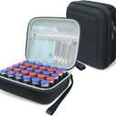 Krypthos 30 Slots Insulin Vial Protector Case, Insulin Vial Organizer Bag for Diabetics Standard 10ml Vials, Insulin Carrying Case Fridge Holder Storage Holder, No Ice Pack