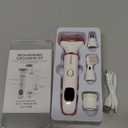 Beanify Electric Razor for Women Men,4 in 1 Painless Ladies Wet & Dry Body Razors and Facial Hair Remover,Rechargeable Led Display Hair Removal Kit for Nose Face Body Leg Bikini Arm Hair (Pink)