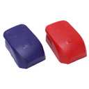 2 Pack Battery Terminal Cover Kit Copper Plated Iron Universal Detachable Quick Release Battery Terminal Connector Red Black Covers
